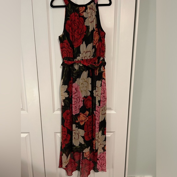 Chiffon high low floral dress - Picture 3 of 3